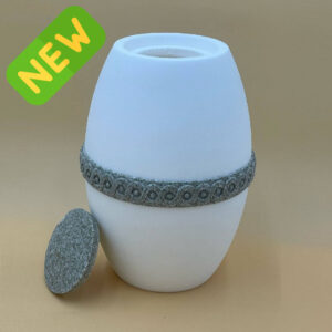 Biodegradable Salt Urn, ideal for scattering ashes at sea.
